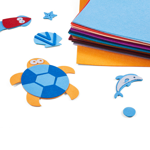 Polyester Material Needle punched Felt Fabric for Kids