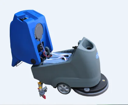 Commercial industrial electric floor scrubber