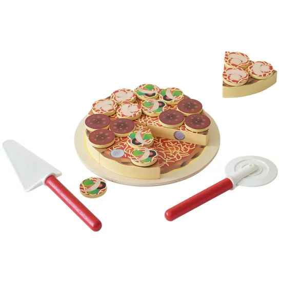 Montessori-Inspired Pretend Play Food: Pizza Set - A Kitchen Toy Adventure