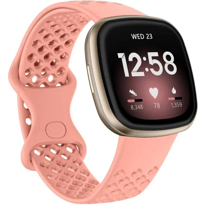 Breathable Silicone Wristband for Fitbit Versa 3