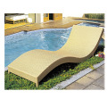 Sun Lounger Wicker Double Sunbed with Canopy