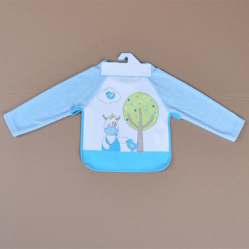 Long Sleeve Printed Baby Bib (DQBB148-G)