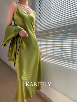 Green tight dress