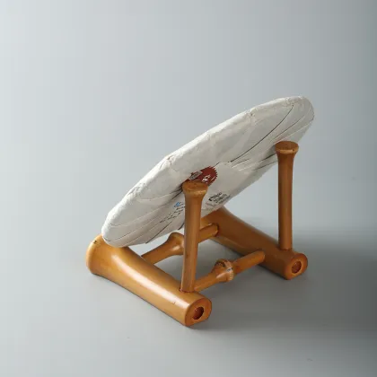 Eco-Friendly Bamboo Tea Cake Rack - Sustainable Home Decor