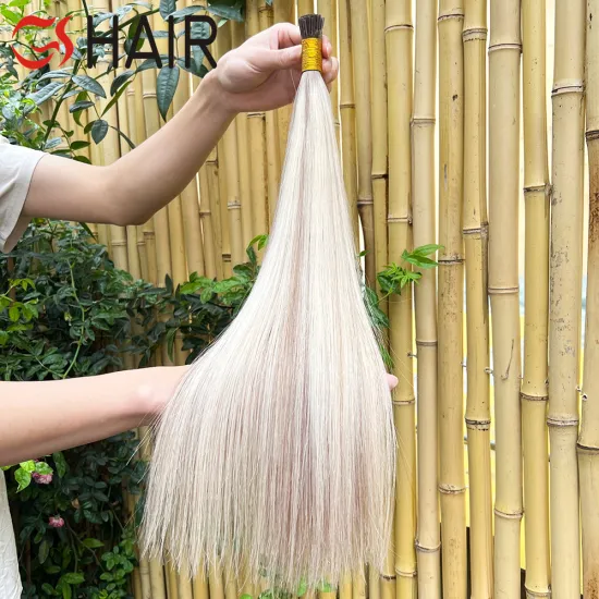 GS Wholesale 100% Remy Vietnamese Blonde Virgin I-Tip Hair Extensions