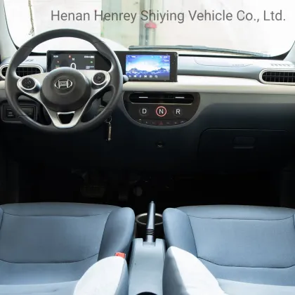 Left Hand Green E Car New Mini Electric Car