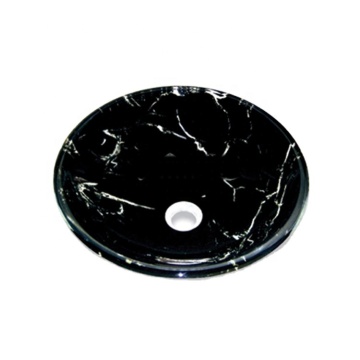 Hot Selling Tempered Glass Marbling Wash Basin Bowl