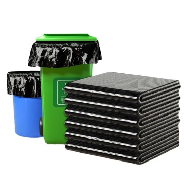 Customizable Size and Thickness PE Plastic Garbage Bags for Fallen Leaf Collection and Waste Management with Large Capacity and Flat Mouth
