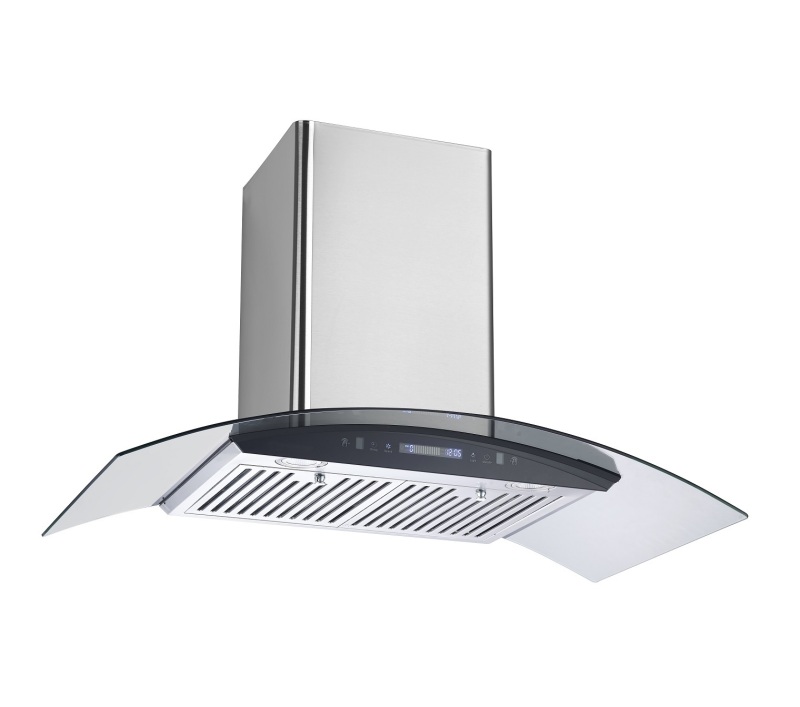 Low Noise 900mm hot selling Ultra Thin kitchen extractor hood copper motor range hoods kitchen chimney