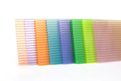 Multicolor Hollow Polycarbonate Sunshine Sheet