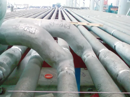 Centrifugal casting radiant coil