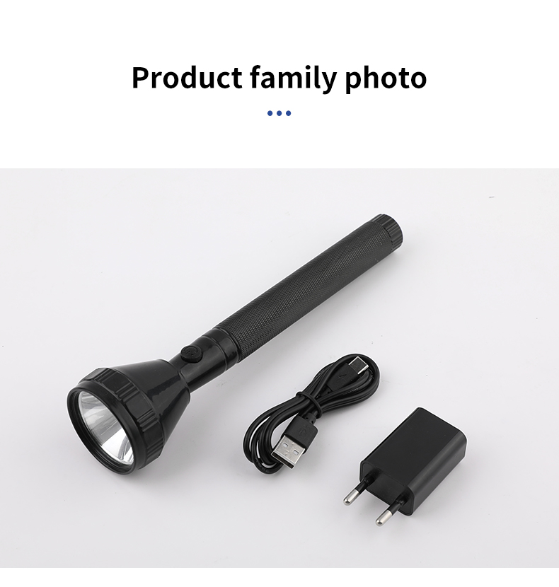 10 Jahre Fabrikerlebnis USB wiederaufladbarer Torch Outdoor leistungsstarke LED -Taschenlampe Superhelle Lithiumbatterie -Fackel Licht