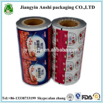Wholesale printed OPP plastic film rolls, laminated plastic roll film, plastic film roll