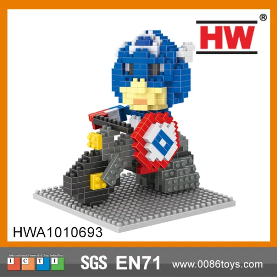 Funny Plastic Kid Toy Mini Anime Figure Building Block