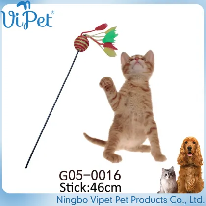 hot sales candy colors pet cat teaser toy