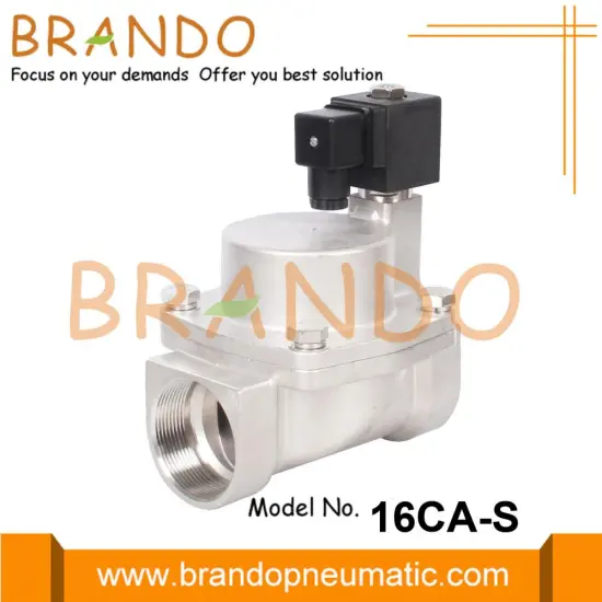 1-1/4'' 1-1/2'' 2'' Steam Stainless Steel Solenoid Valve