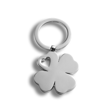 Four Leaf Clover Diamond Crystal Rhinestone Keychain