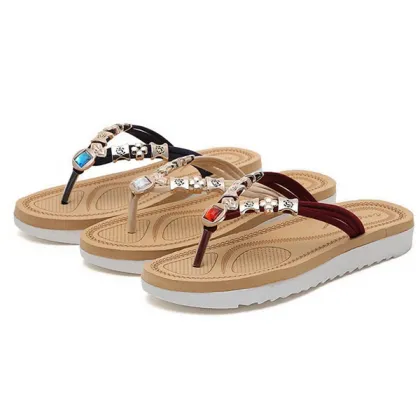 Girl's summer slippers flat slippers flip-flops beach girlr's slippers