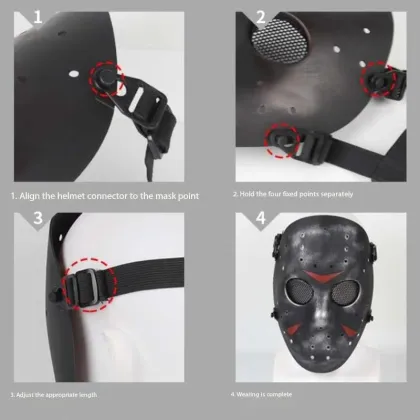 High Quality TPR Hockey Mask: Freddy vs. Jason Mask