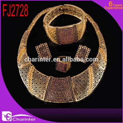 african gold plating jewelry set jewelry set necklace jewelry set necklace indian jewelry set FJ2727