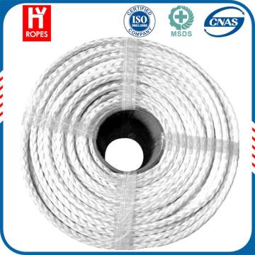 HYropes synthetic winch rope 80' long, fireproof uhmwpe winch rope, red 1/4'' x 50' winch rope