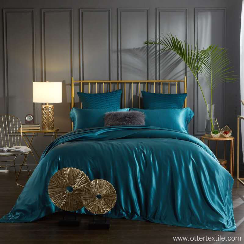 Fashion Luxury Silk Satin Bedding Set