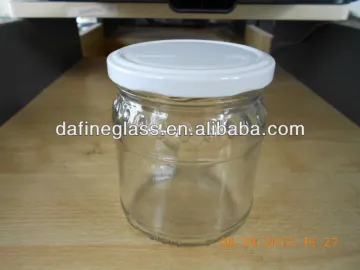 125ml small food glass jar with metal lid