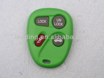 Green GM Keyless Remote Car Key Shell,Car Key Case with Four Buttons