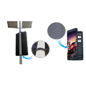 Intelligent Street Light Pole LED Display Screen