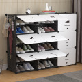 Simple Modern Multi-layer Storage Rack Shoe Cabinet Dustproof Plastic Cloth