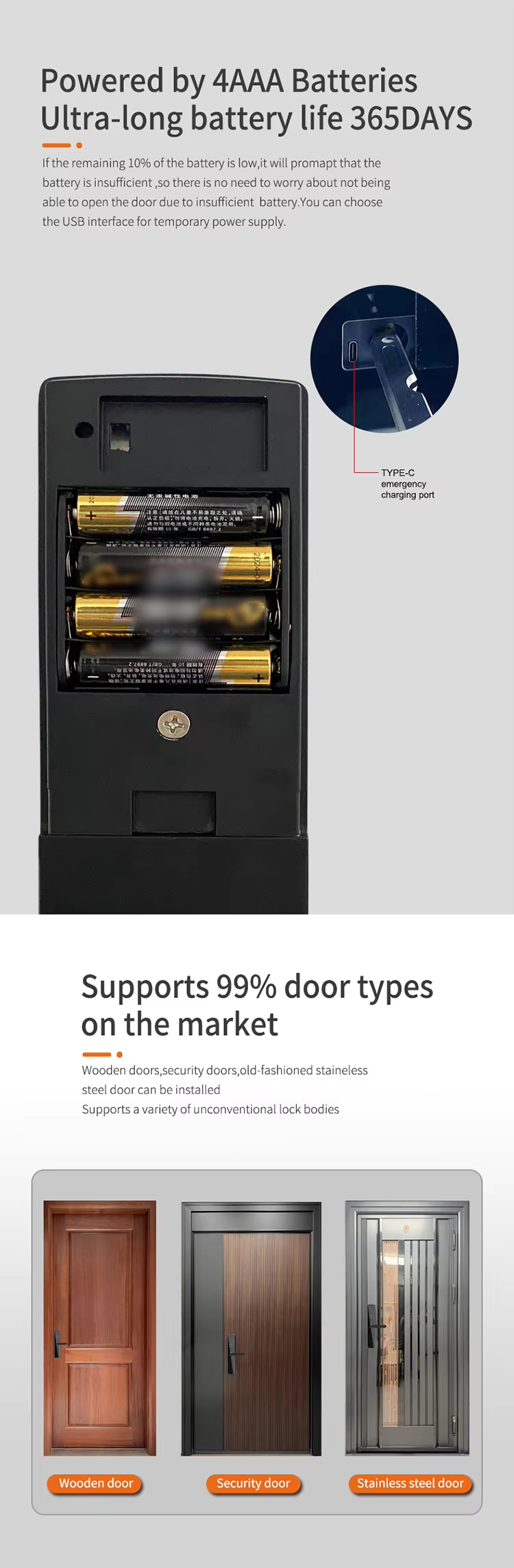 10 1 Bluetooth ttlock door lock
