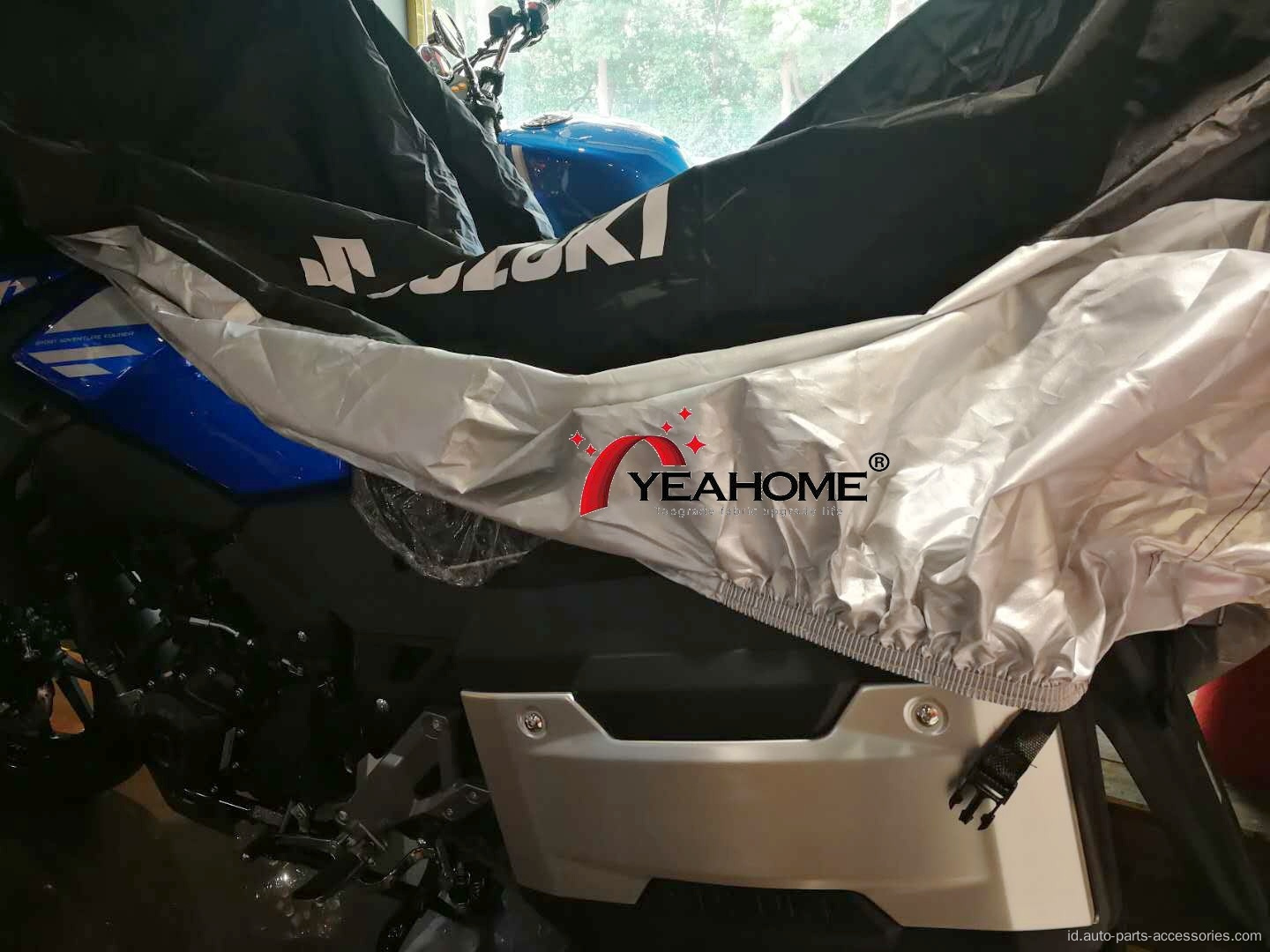 Penutup sepeda motor Logo yang disesuaikan dengan tambal sulam dicetak