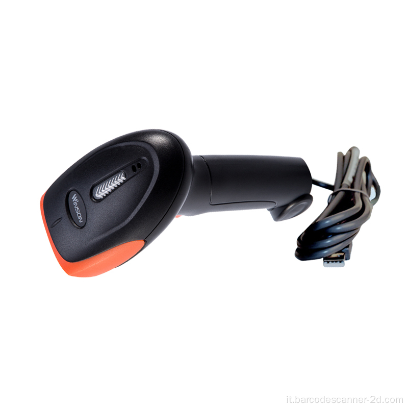 Lettore di codici a barre del cavo wireless