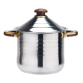 Stainless steel soup pot with steamer pot