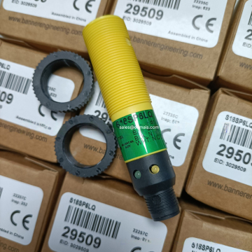 Banner S18 Series Epoxy Encapsulated Barrel-Mount Sensor S18SP6LQ 29509