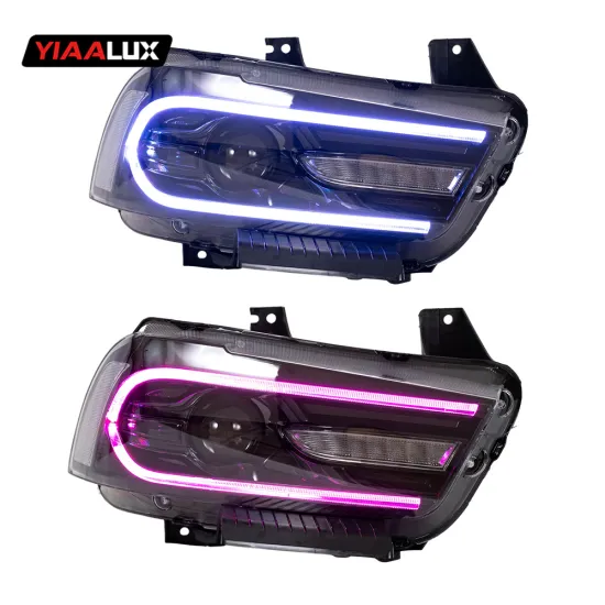 Plug-and-Play Upgrade LED DRL Dynamic Headlight Assembly for Dodge Charger SXT 2011-2014