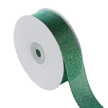 Heißer Verkauf von Nylon Metallic -Bändern zur Dekoration - Fabrik Großhandel 25mm &amp; 38 mm Silber- und Goldbänder für Weihnachtsgeschenke