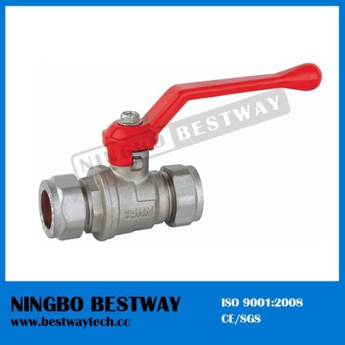 Forged Brass Ball Valve with Compression End