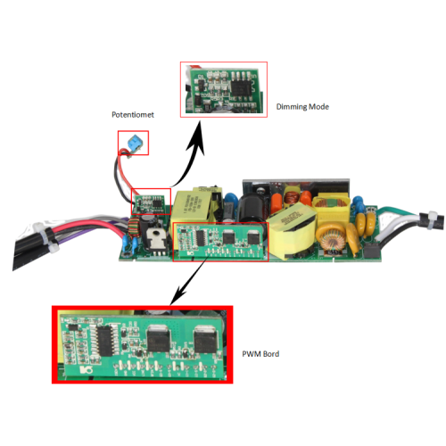 Fuente de alimentación del conductor de la luz de calle de la lámpara de pared 24v