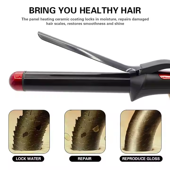 Home Use New Professional Ceramic Ionic Big Wave Curler Automatic Curling Iron Hair Waver Hair Curler