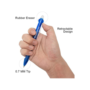 Benutzerdefinierte Logo einverrückter Kunststoff löschbarer Gel -Tintenstift mit Radiergummi