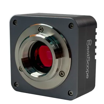 BestScope BUC4D-140C C-Mount USB2.0 Color CCD Microscope Camera for Fluorescence Imaging