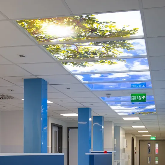 3D Blue Sky Cloud Flower LED Ceiling Panel Light 60x60 36W 48W