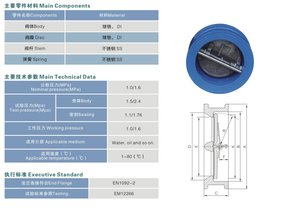 dual plate check valve5