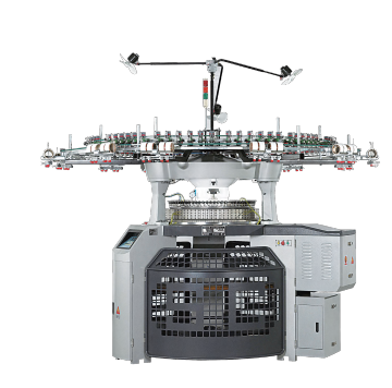Tongda High Frame Double Interlock Jacquard Warp Terry Knitting Machine per produzione di cappelli automatici a corda