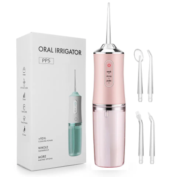 Professional Rechargeable Water Flosser: 3-Speed Dental Irrigator for Waterproof Deep Cleaning