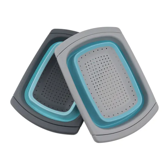 Collapsible Silicone Colander and Strainers: Multi-Purpose Kitchen Tools for Convenient Food Washing and Drainage