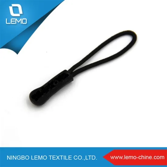 China Manufacture Embossed Logo Silicone Rubber Zipper Puller Plastic Zipper Puller