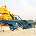 Present mini YHZS 40 mobile concrete batching plant