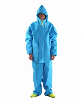 Custom PVC Waterproof Nylon Fishing Overall and Rain Jacket Suit